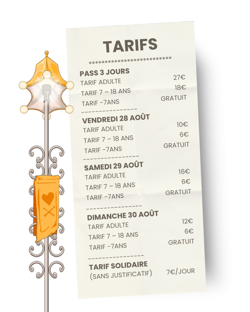 Tarifs au bon coin festival sur place